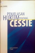 Penjelasan Hukum Tentang Cessie